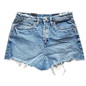 BLANK NYC The Reeve Cut-Off Denim Short Cruise Control 25